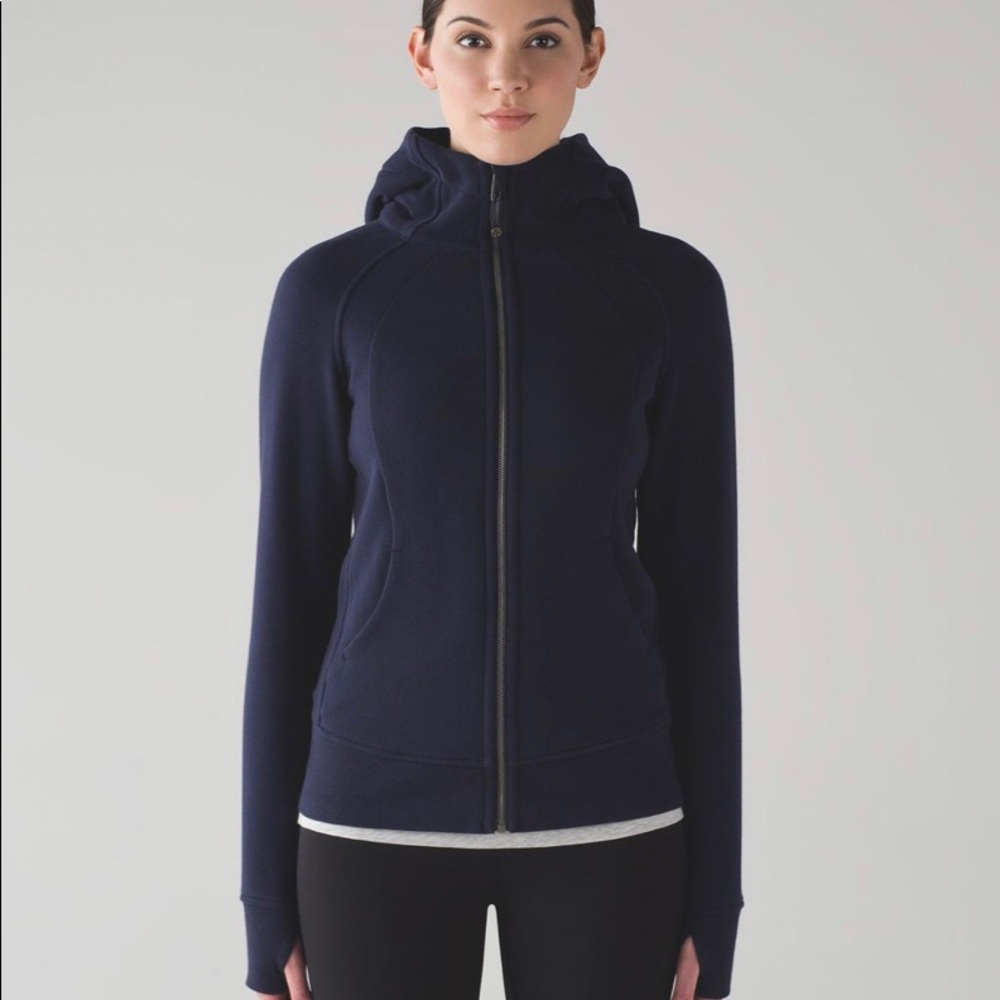 Lululemon Midnight Navy Scuba Hoodie Sz 6